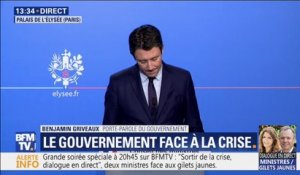 En conseil des ministres, Emmanuel Macron "a rappelé que ce qu'il se passe dans notre pays a un caractère inédit"