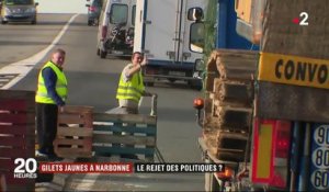"Gilets jaunes" à Narbonne : le rejet des politiques ?