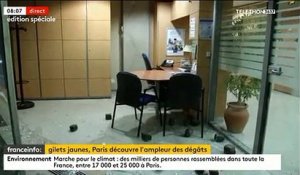 Gilets jaunes : Paris découvre ce matin l'ampleur des dégâts liés aux casseurs - Regardez