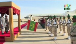 RTB - Arrivée du Président en Mauritanie  pour la conférence des chefs d’Etats du G5 Sahel