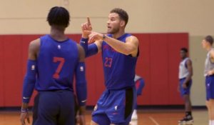 Blake Griffin Wired at Practice!