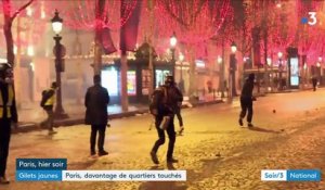 "Gilets jaunes" : davantage de quartiers touchés à Paris
