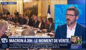 Allocution d'Emmanuel Macron: pour Matthieu Orphelin (LaREM), "annoncer des mesures fortes, c'est tout sauf se renier"
