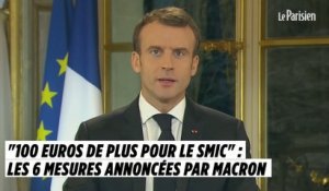 «100 euros de plus pour le SMIC» : les 6 mesures annoncées par Macron