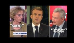 Macron a contredit certains de ses ministres pendant son allocution