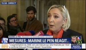 Marine Le Pen: Emmanuel Macron a cherché "à sauver sa présidence plutôt que sauver la paix"