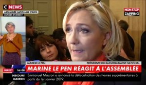 Marine Le Pen glisse un petit tacle à Franck Dubosc à l'Assemblée nationale (vidéo)