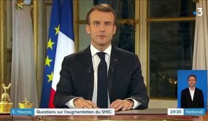 Emmanuel Macron : questions sur l'augmentation du smic