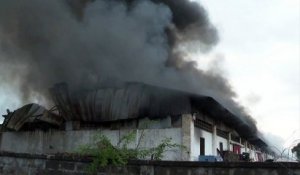 RDCongo: incendie dans un entrepôt de la commission électorale