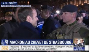 Strasbourg: Emmanuel Macron remercie les forces de l'ordre