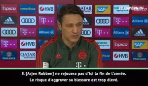 Bayern - Kovac : "Robben ne rejouera pas en 2018"