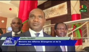 RTB - Rencontre entre le Ministre des affaires étrangères Alpha BARRY et le vice président à Accra