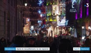 Strasbourg : après le recueillement, la vie reprend