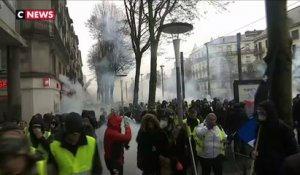Acte V du mouvement des gilets jaunes : Nantes complètement enfumée