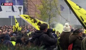 Manifestation à Bruxelles contre le pacte de Marrakech