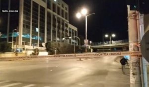 Explosion aux abords de Skai TV à Athènes