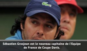 Coupe Davis - Sébastien Grosjean nommé capitaine