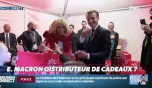 Emmanuel et Brigitte Macron jouent les Pères Noël - ZAPPING ACTU DU 20/12/2018