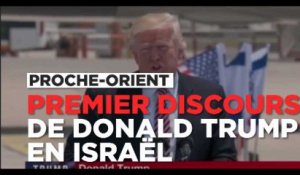 Premier discours de Trump en Israël