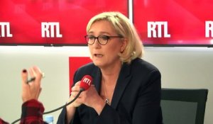 Marine Le Pen pointe sur RTL l'"amateurisme total" du gouvernement