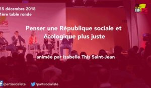 Conseil national du 15/12/2018 : table ronde "Penser une République sociale et écologique plus juste"