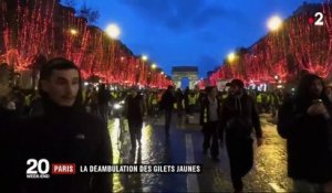 "Gilets jaunes" : vives tensions en fin de journée sur les Champs-Élysées
