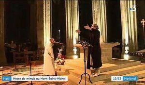 Noël : messe de minuit au Mont-Saint-Michel