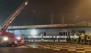 Nancy : le centre commercial du Haut-du-Lièvre en feu