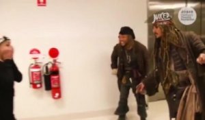 Quand Johnny Depp débarque en Jack Sparrow dans un hôpital pour enfants
