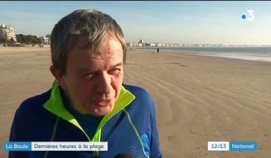 Loire-Atlantique : dernières heures à la plage de La Baule