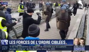 Lors de la mobilisation des gilets jaunes samedi, un homme s'en est pris violemment aux forces de l'ordre