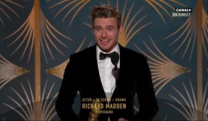 Richard Madden, son premier Golden Globe pour son rôle dans Bodyguard - Golden Globes 2019