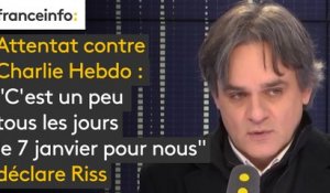 Attentat contre Charlie Hebdo : "C'est un peu tous les jours le 7 janvier pour nous", déclare Riss