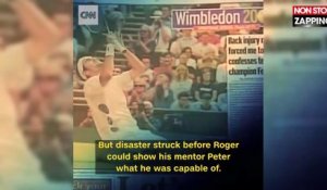 Roger Federer fond en larmes en évoquant son entraîneur décédé, la vidéo émouvante