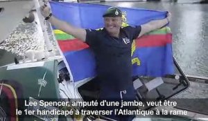 Un rameur handicapé se prépare à traverser l'Atlantique