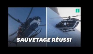 Cet incroyable sauvetage en hélicoptère à Chamonix impressionne dans le monde entier