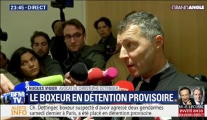 Le boxeur suspecté d'avoir agressé deux gendarmes placé en détention provisoire