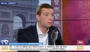 Jordan Bardella : "Pour l'instant la sortie de l'euro n'est plus une priorité"