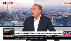 Morandini Live – Patrick Sabatier : la télé lui a-t-elle manqué ? Il répond (vidéo)