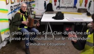 A Saint-Clair-du-Rhône, les gilets jaunes veulent pousser leur avantage