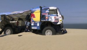 Résumé - Camion - Étape 8 (San Juan de Marcona / Pisco) - Dakar 2019