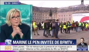 Marine Le Pen : "Macron considère que tous ceux qui ne sont pas des premiers de cordée, sont des poids morts"