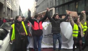 La marche pour le climat à Bruxelles rassemble 12.500 participants, selon la police
