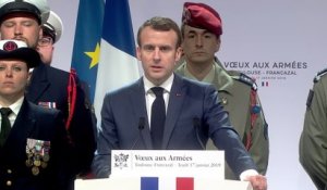 Vœux 2019 du Président de la République aux armées depuis la base militaire de Toulouse-Francazal