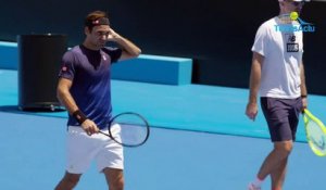 Open d'Australie 2019 - Roger Federer : "Les jeunes, ils sont très respectueux, très timides à la limite presque !"
