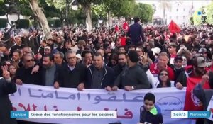 Tunisie : grève des fonctionnaires pour les salaires
