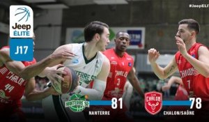 Jeep® ÉLITE : Nanterre vs Chalon-sur-Saône (J17)