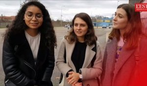 Hasna, Claire et Jeanne, en Terminale S au lycée Margueritte de Verdun, ne cachent pas leur stress pour l'après-bac