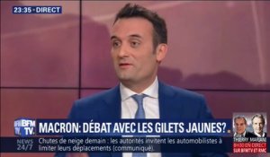 Grand débat: Pour Florian Philippot, "que Marlène Schiappa soit ministre ou co-animatrice, ça n'a aucune importance"