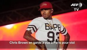 Le rappeur Chris Brown en garde à vue à Paris pour viol